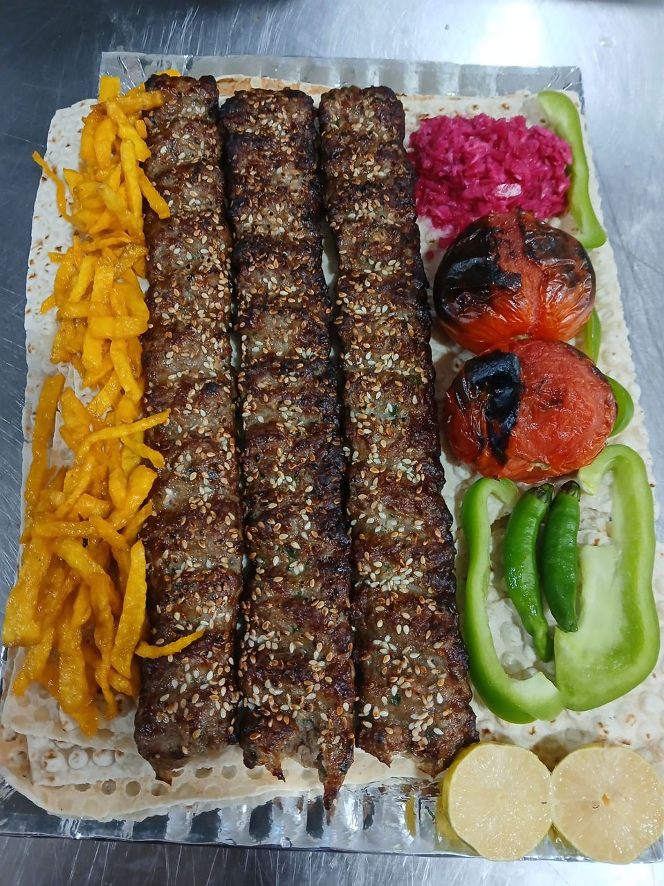 خوراک کباب کوبیده